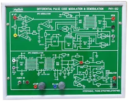 Differential Pulse Code Modulation & Demodulation Trainer