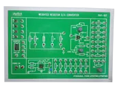 D to A Converter Trainer using Weighted Resistor Network