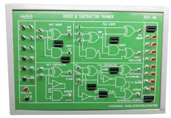 Half and Full Adder and Subtractor Trainer
