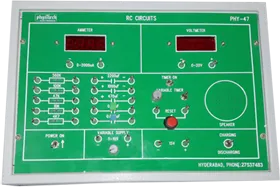 RC Circuits Trainer with Two Digital Meters
