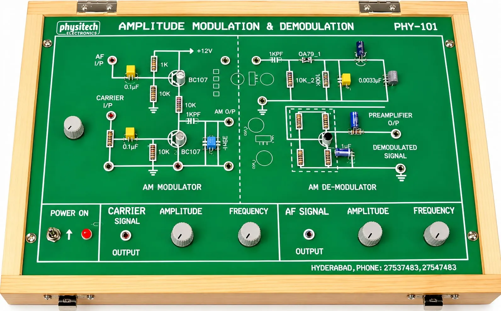 Amplitude Modulation & Demodulation Trainer