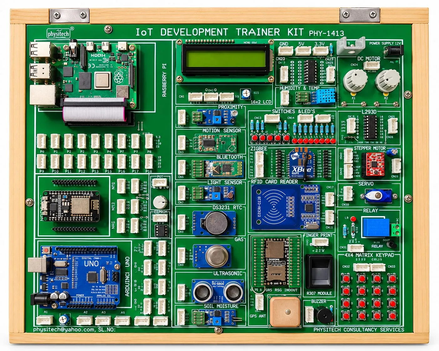 IoT Development Trainer Kit for Arduino & Raspberry Pi 4